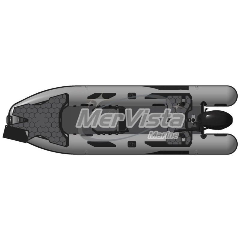 Fishing Kayak Paddle - 4m Professionele Opblaasbare Visboot met Luchtbodem,