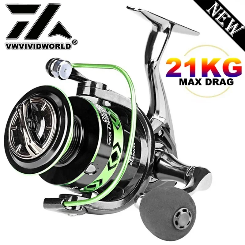Kastking Reel Zephyr - Vwvividworld, 21Kg Max Drag, Vishaspel, Zinklegering