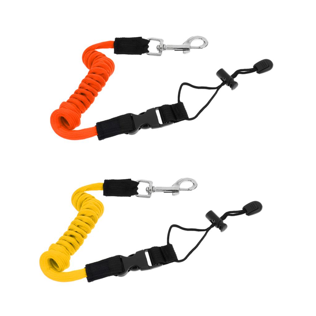 Fishing Kayak Paddle Leash - Kajakpeddelriem TPU spiraalvormig koord Veilige hengelkoord