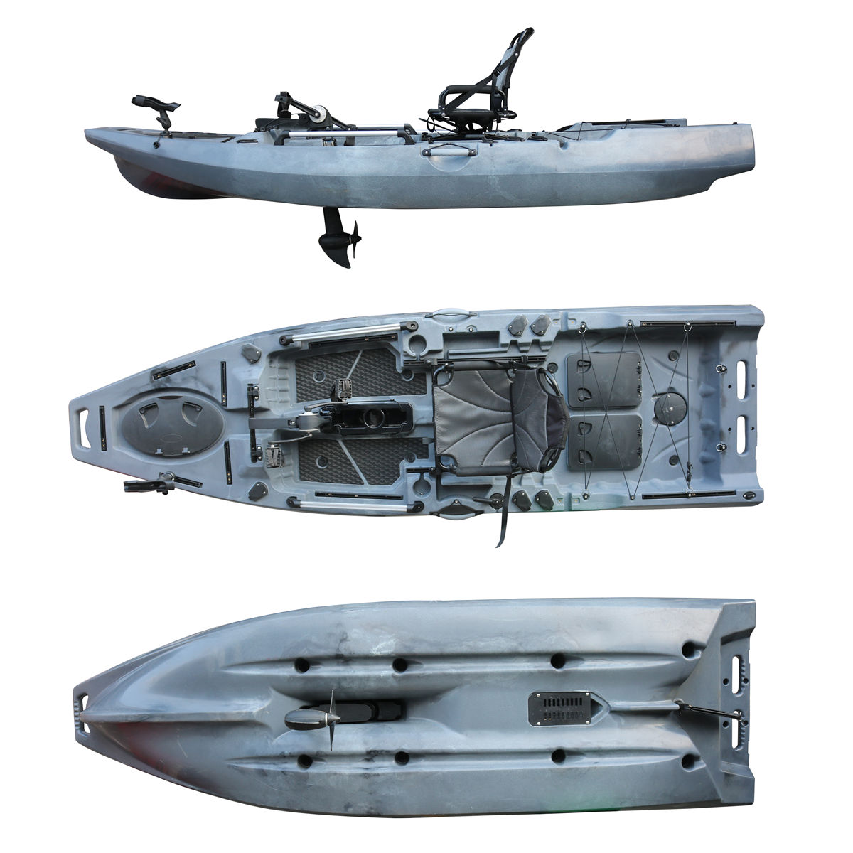 Fishing Kayak Sit In - Viking 2026 1-persoons viskayak met pedaal-aandrijving,