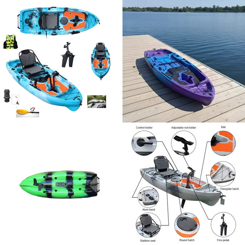 Fishing Kayak Sit In - Viking Ocean Single Sit-On-Top HDPE Plastic