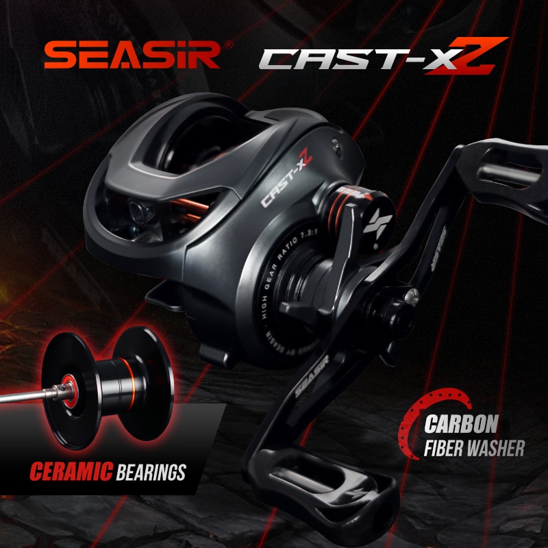 Kastking Reel Zephyr - SEASIR Gegoten X2 Baitcasting Reel 7.3:1