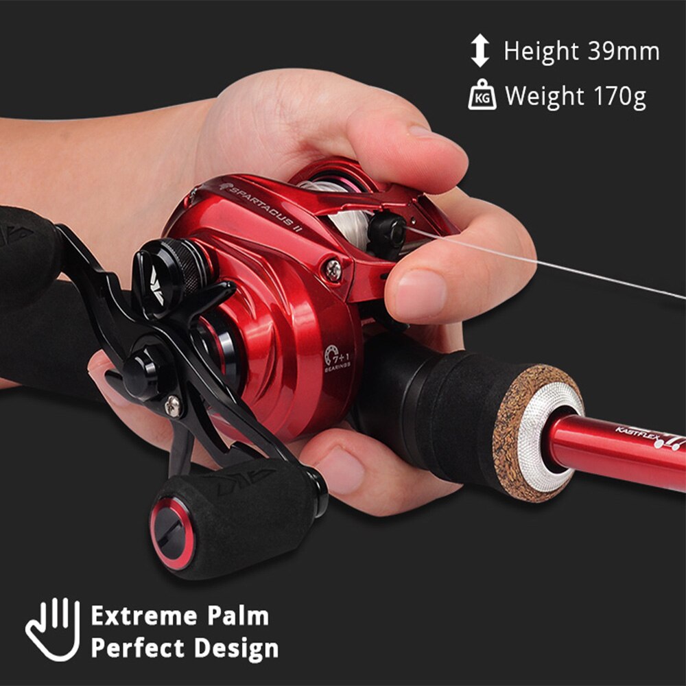 KastKing Spartacus II Rode kle - Kastking Reel Zephyr recensie en prijs