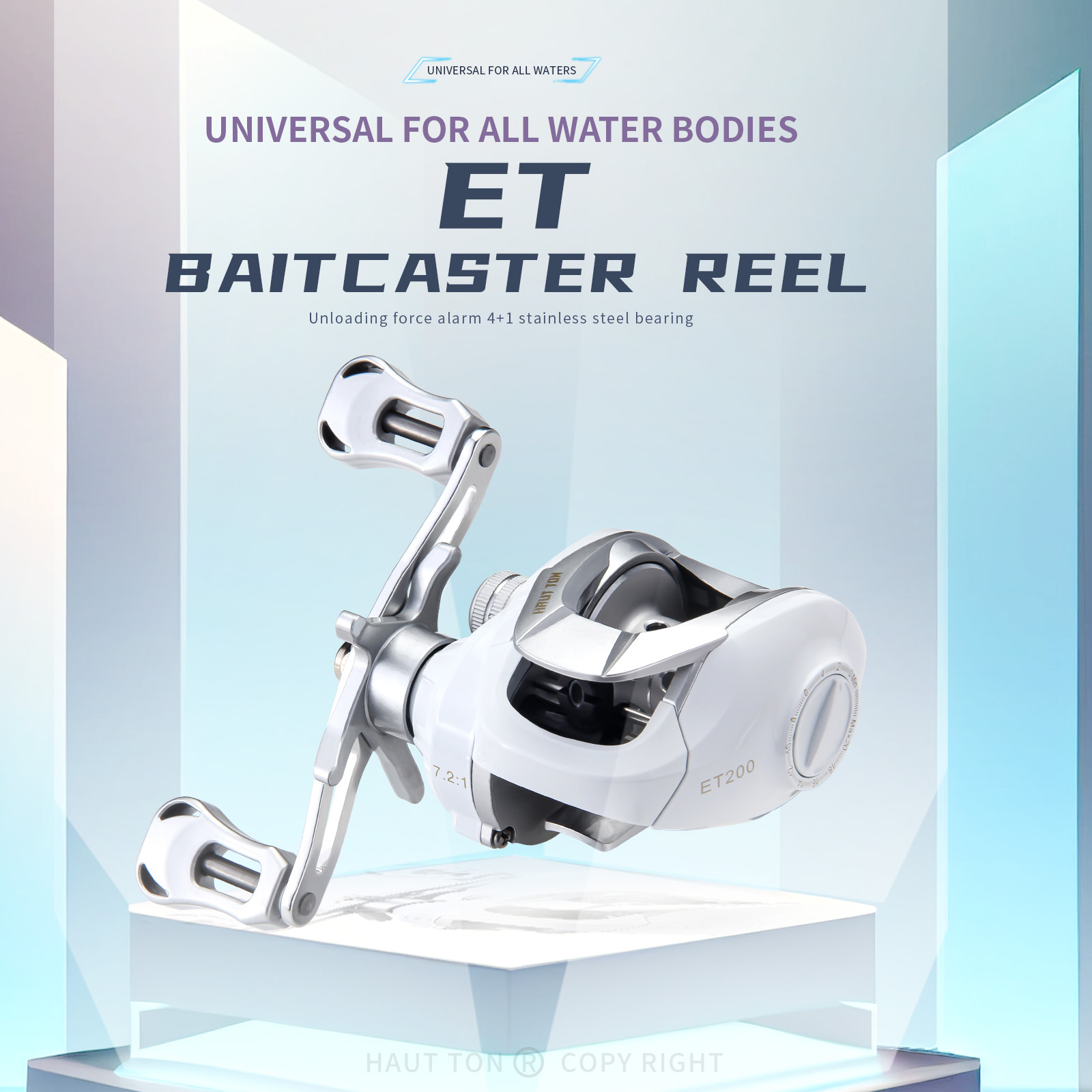 HAUT TON ET Baitcaster Molen 4 - Kastking Reel Zephyr recensie en prijs