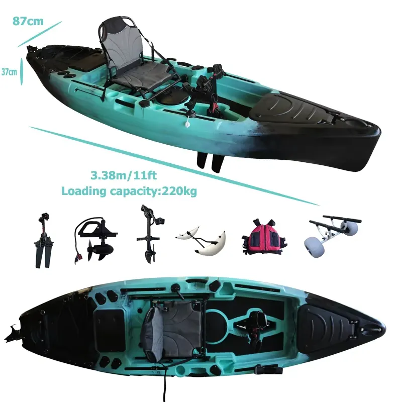 Visboot met pedaal-aandrijving - Fishing Kayak Sit In recensie en prijs