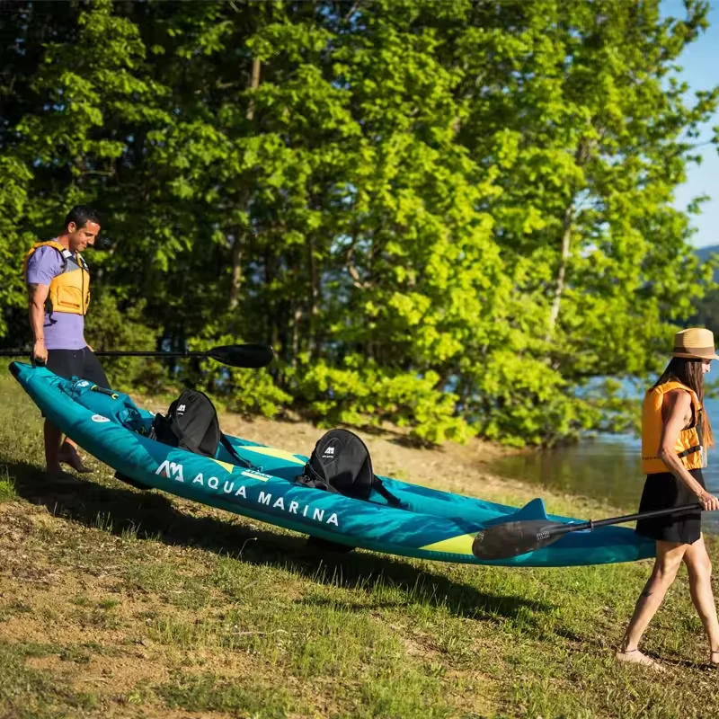 Opblaasbare kano-kayakboot voo - Fishing Kayak Paddle recensie en prijs