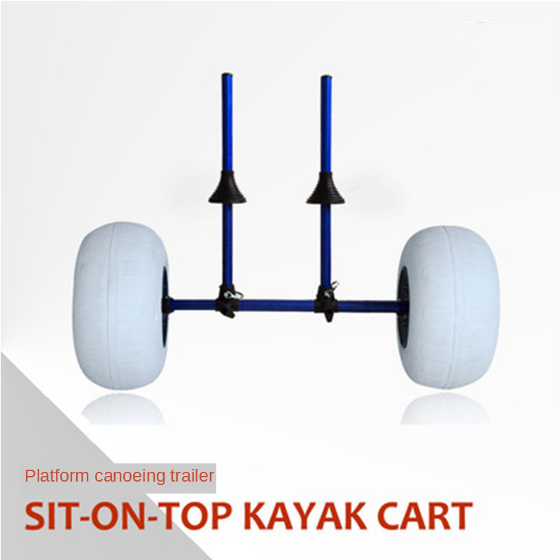 Opvouwbare rechtopstaande kaja - Fishing Kayak Cart recensie en prijs