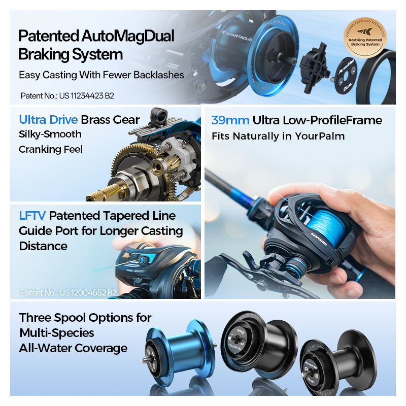 KastKing Spartacus III lange g - Kastking Reel Zephyr recensie en prijs