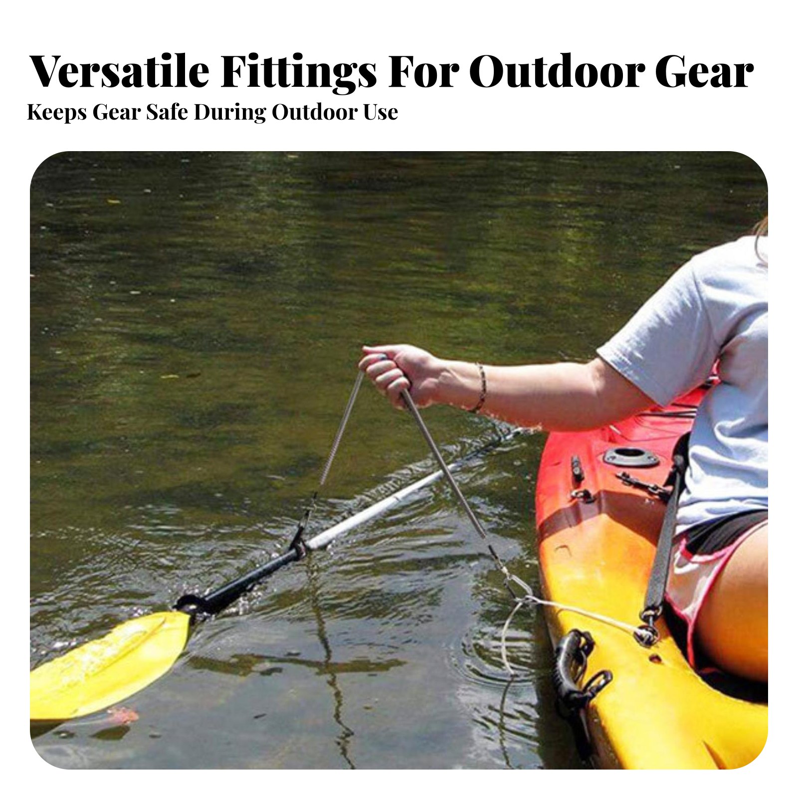 Intrekbare hengelriem Verstelb - Fishing Kayak Paddle Leash recensie en prijs