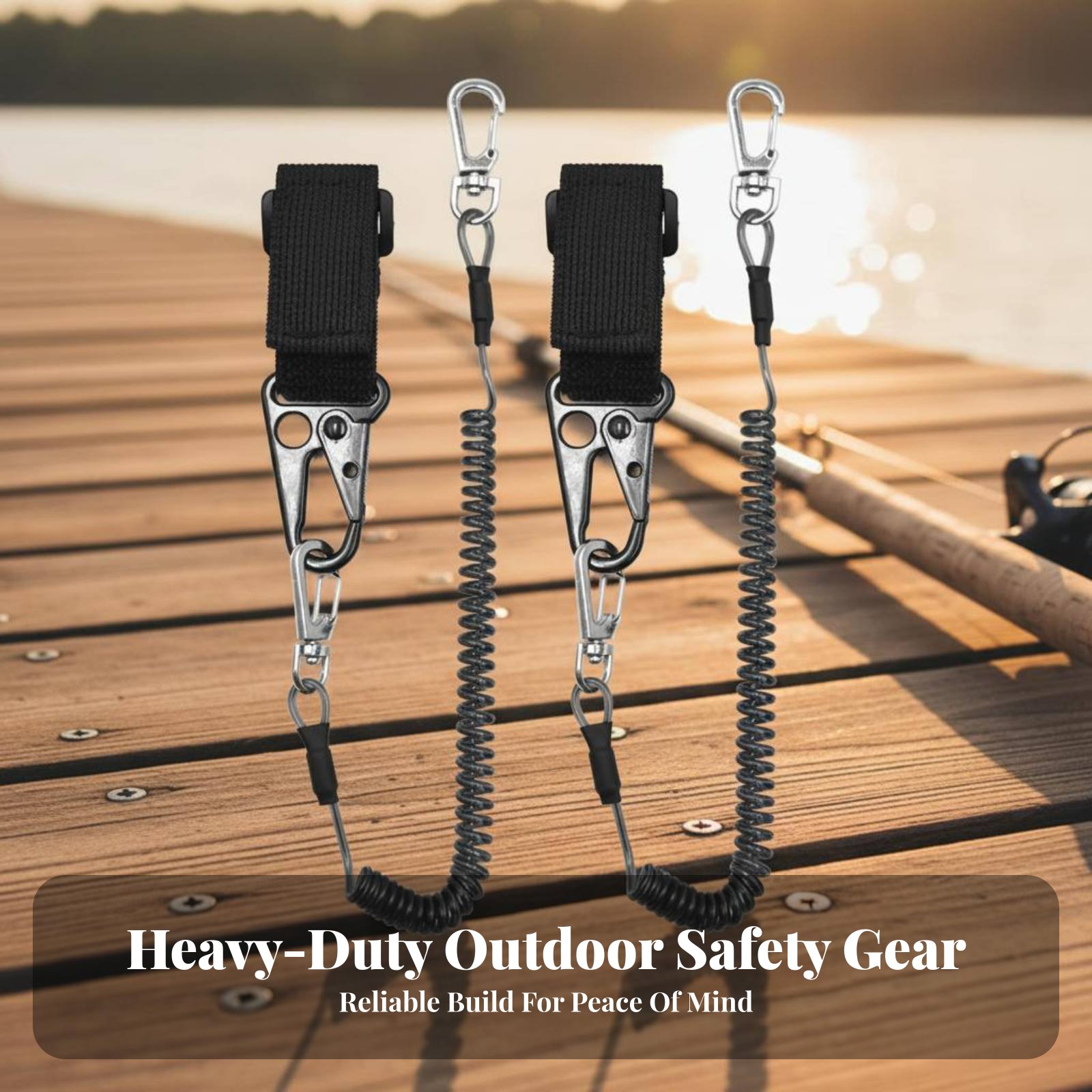 Intrekbare hengelriem Verstelb - Fishing Kayak Paddle Leash recensie en prijs