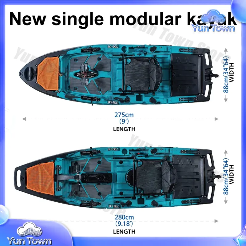 Modulaire Kayak 9.5ft Zit-op-T - Fishing Kayak Sit In recensie en prijs